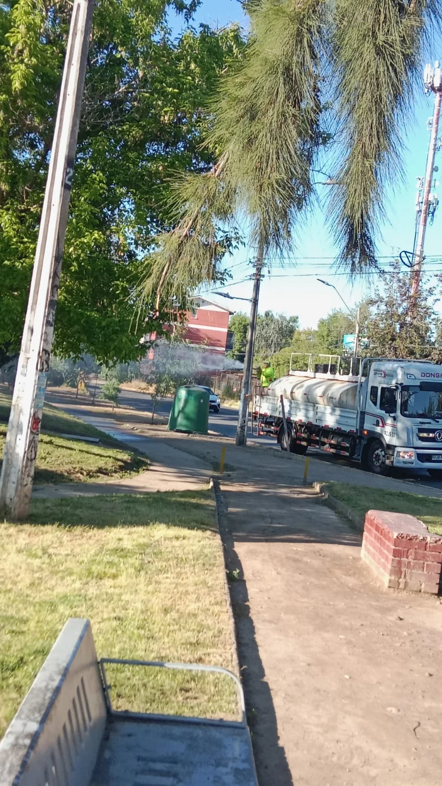 Trabajos de riego y mantención